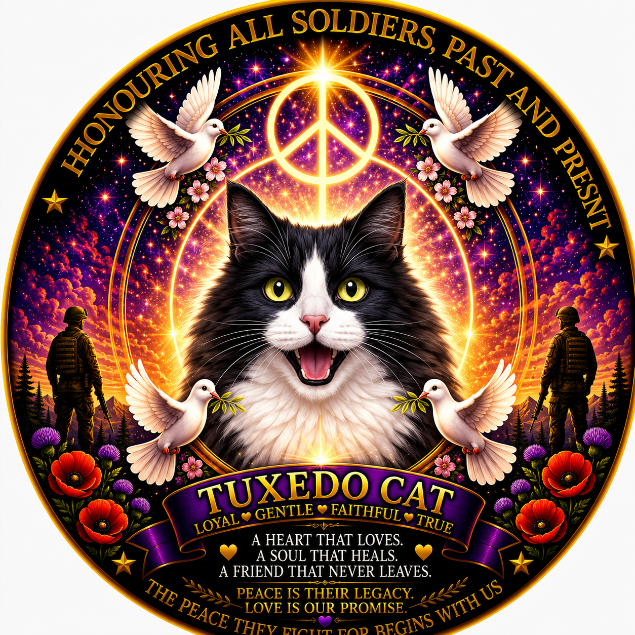 Cat sticker CAT035