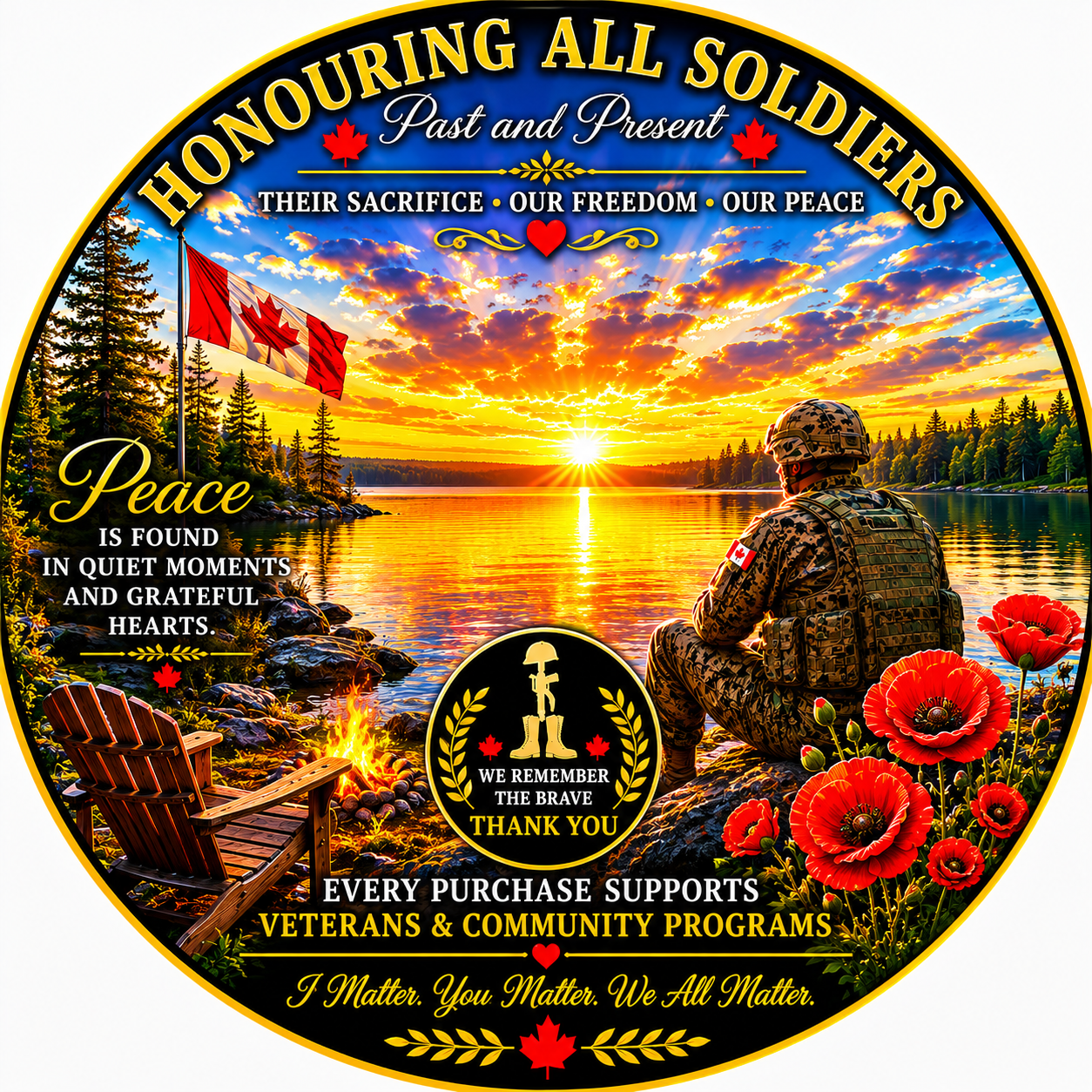 Soldier Tribute sticker SOLDIER003