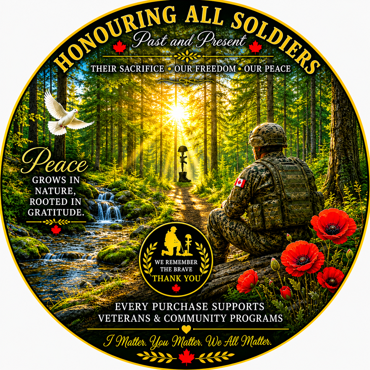 Soldier Tribute sticker SOLDIER004