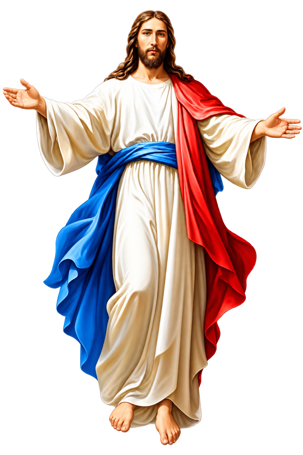 An artistic image of Jesus